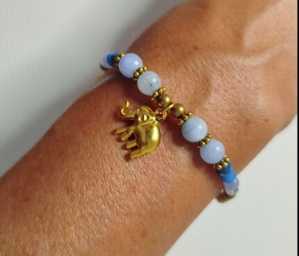 Pulseras Azul claro Elefante