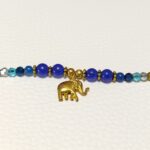Pulseras Azul Claro/Blanco Elefante
