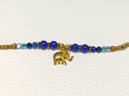 Pulseras Azul Claro/Blanco Elefante