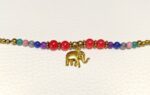 Pulseras Multicolor Elefante