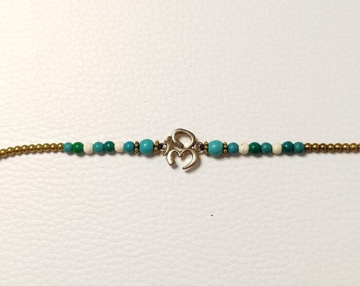 Pulseras Turquesa/Blanco OM