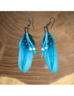 Pendientes Pluma