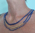 Collar hilos de cuentas - Efecto layering