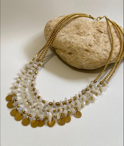 Collar piedras y medallas - layaring