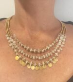 Collar piedras y medallas - layaring