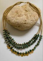 Collar piedras y medallas - layaring