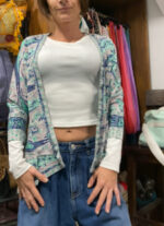 Cárdigan boho India detalle frente