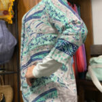 Cárdigan boho India vista lateral