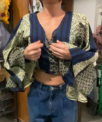 Top escalda corazón boho India