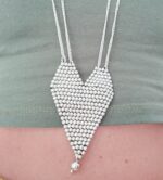 Collar largo - colgante corazón
