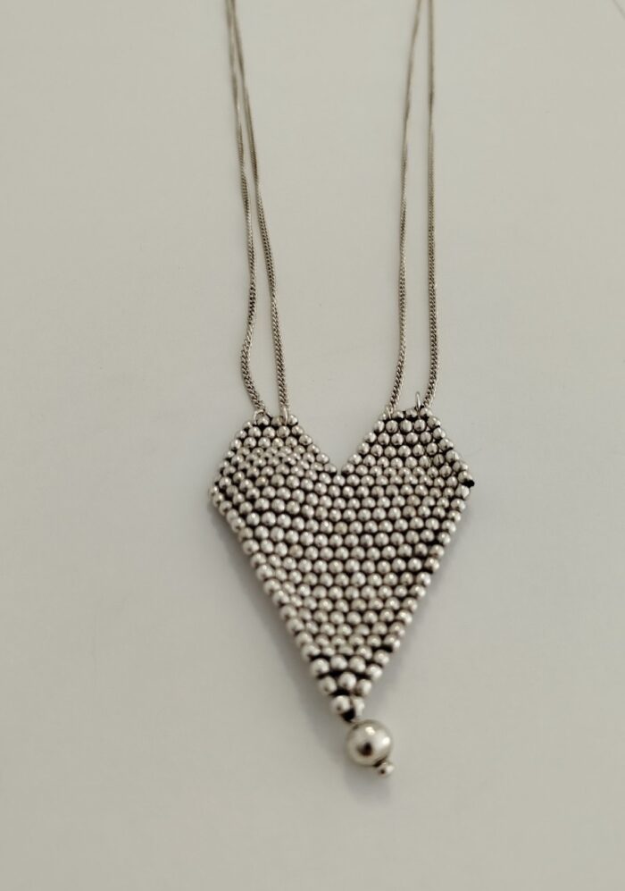 Collar largo - colgante corazón