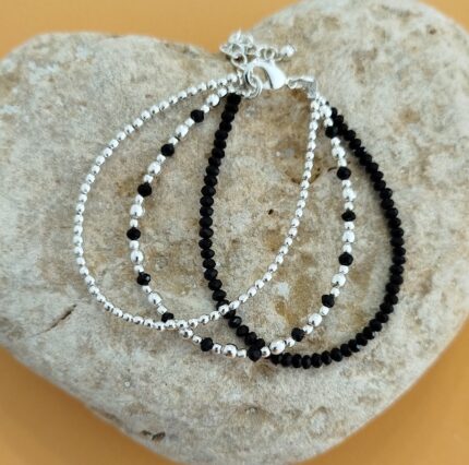 Pulsera Tres Hileras de Perlas