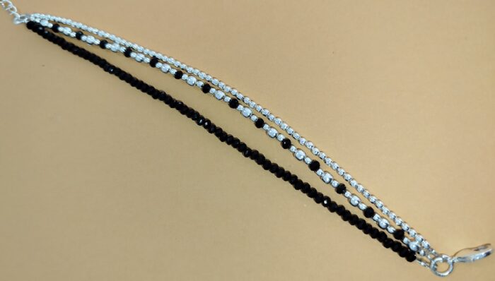 Pulsera Tres Hileras de Perlas
