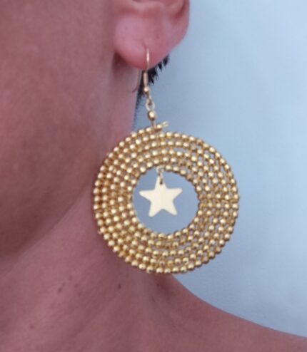 Pendientes Espiral De Estrella