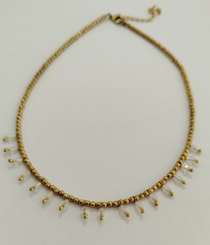 Collar Cuentas Ovaladas
