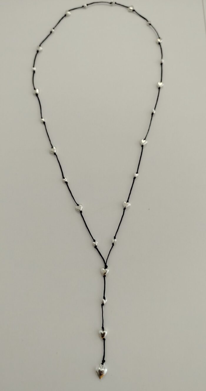 Collar Largo Corazoncitos