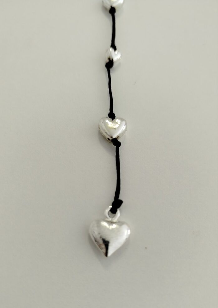 Collar Largo Corazoncitos