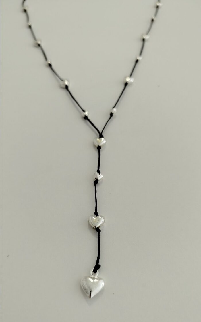 Collar Largo Corazoncitos