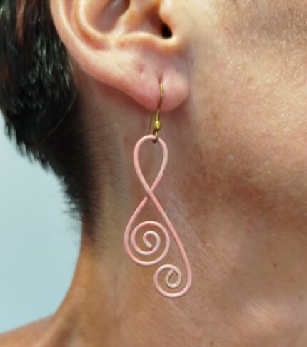 Pendientes Espirales Coloradas