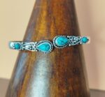 Pulseras Étnicas Rígidas con Perlas