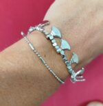 Pulsera Doble Colgantes Hacha