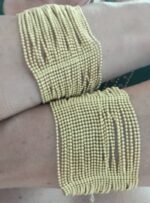 Pulsera Multicapa Cuentas Dorada