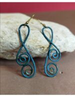 Pendientes Espirales Coloradas
