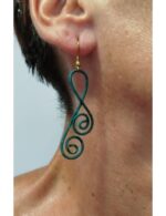 Pendientes Espirales Coloradas