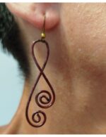 Pendientes Espirales Coloradas