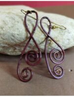 Pendientes Espirales Coloradas