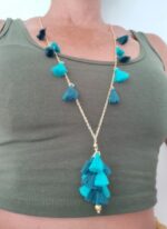 Collar Largo con Borlas