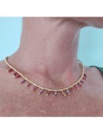 Collar Cuentas Ovaladas