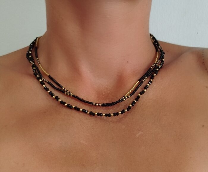 Collar Cuentas de colores - Layering