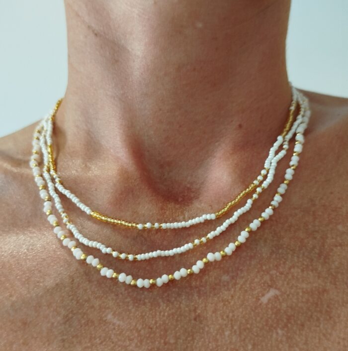Collar Cuentas de colores - Layering