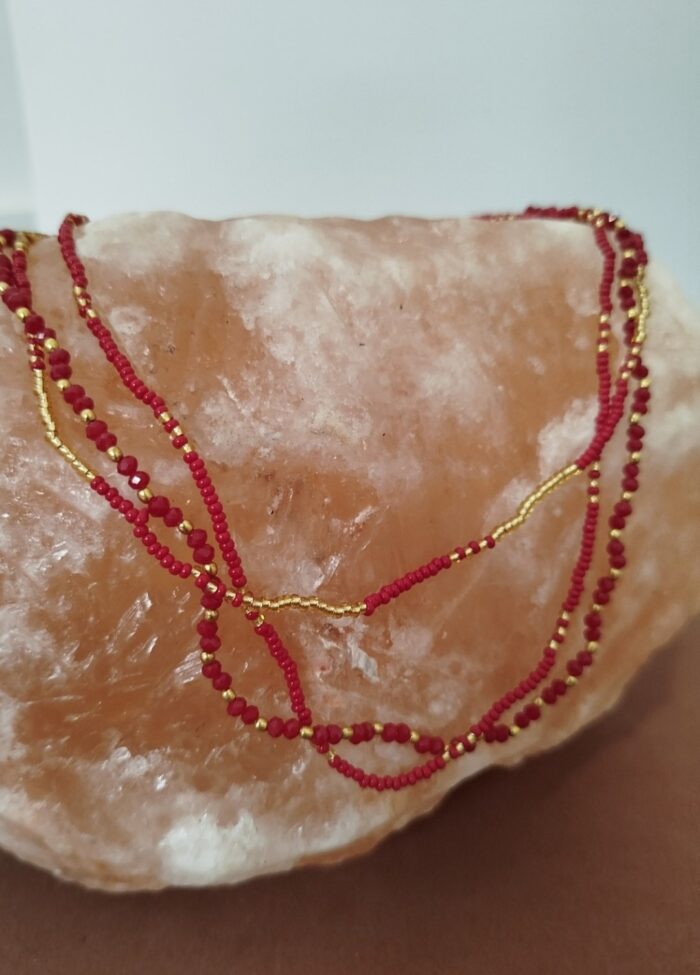Collar Cuentas de colores - Layering