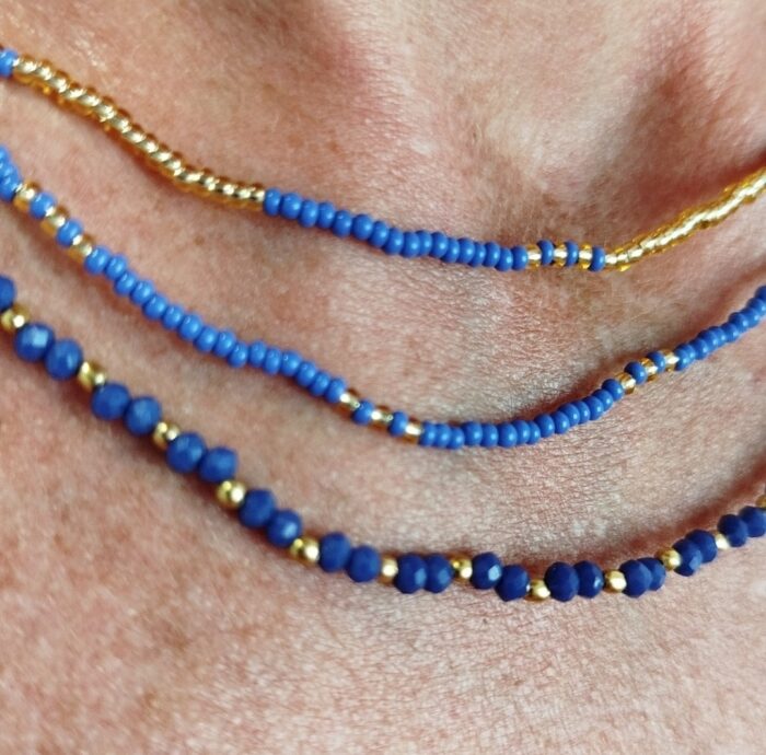 Collar Cuentas de colores - Layering