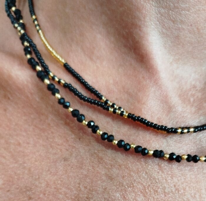 Collar Cuentas de colores - Layering