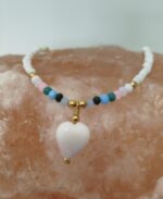 Pulsera Cuentas Corazón