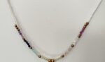 Collar Cuentas y Gota de Piedra