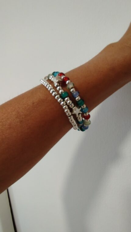 Pulsera Perlas y Estrellas