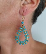 Pendientes Gota y Cuentas