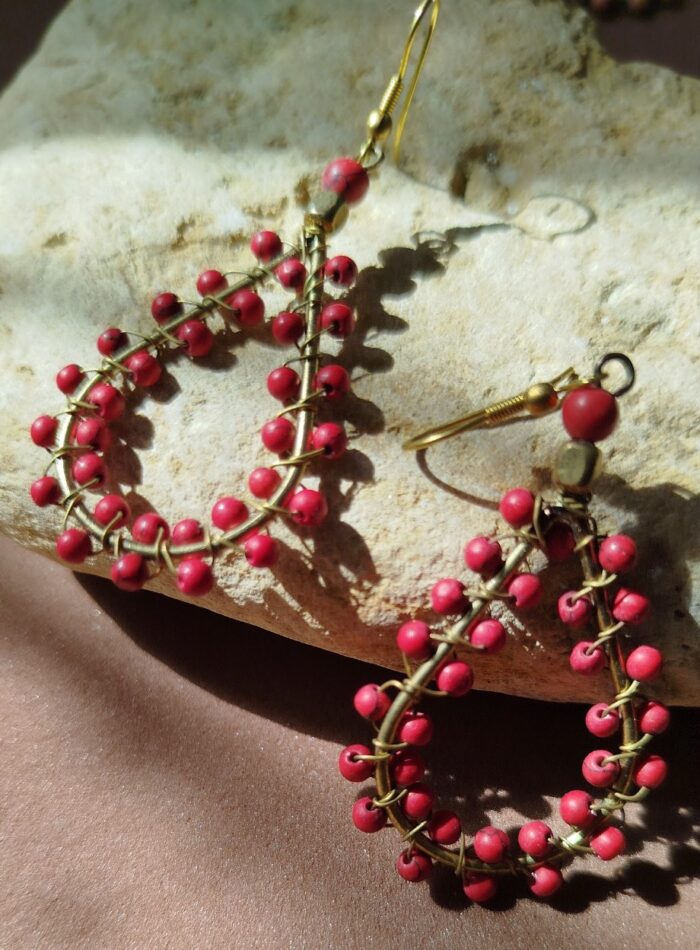 Pendientes Gota y Cuentas