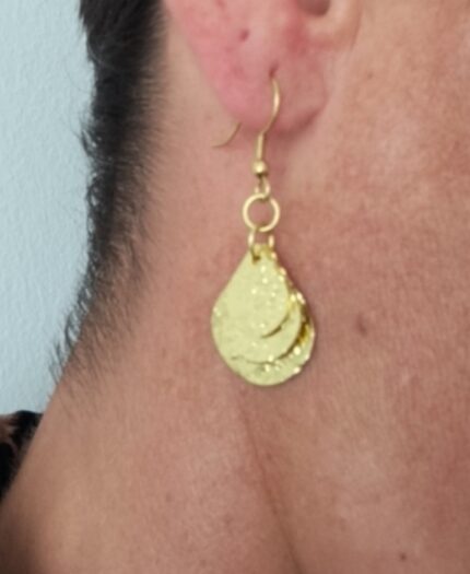 Pendientes Giada - Gotas Superpuestas