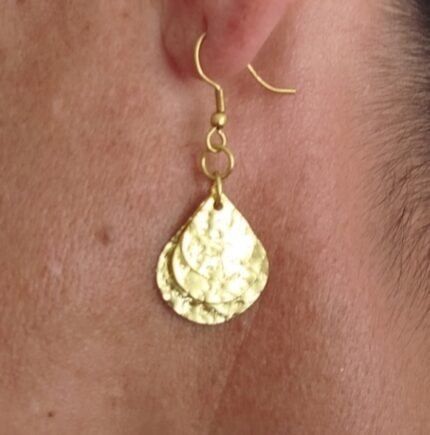 Pendientes Giada - Gotas Superpuestas
