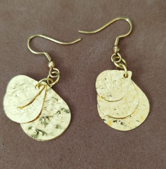 Pendientes Giada - Gotas Superpuestas