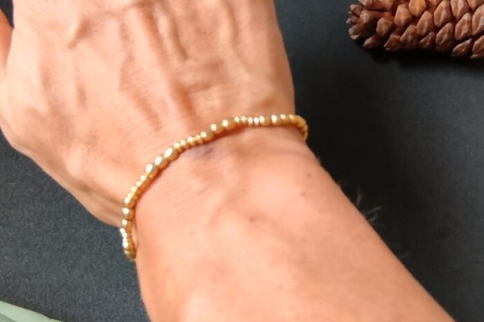 Pulsera Titano - Perlas Mixtas