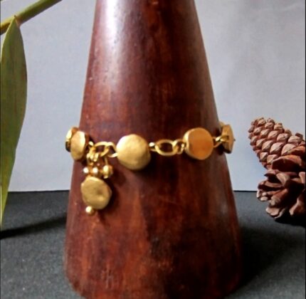 Pulsera Aros y Ciondolo Decorado