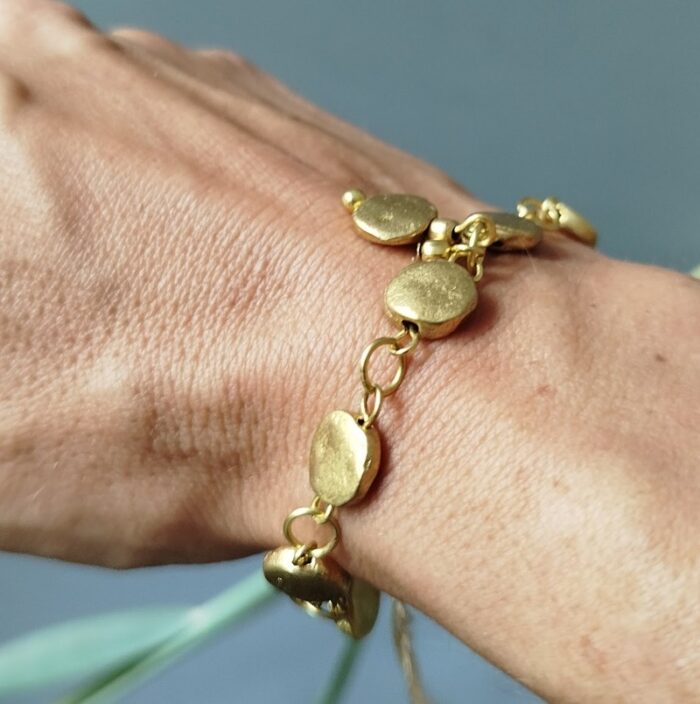 Pulsera Aros y Ciondolo Decorado