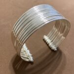 Pulsera Rígida - Hilos Baño de Plata