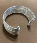 Pulsera Rígida - Hilos Baño de Plata